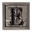 Monogram Keychain - E Monogram Keychain - E