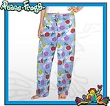 IMAGE OF Peace Frog Smiley Face PEACE FROGS Lounge Pants or Pajamas Bottoms XL Pajama Pants for HIM or HER - Unique GIFT Ideas Man Men Boyfriend Woman Women Ladies Mother Dad Mom CUTE!