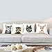 Yoler Art Decorative Throw Pillow Cases Square 1818 Inch Pillow Covers Home Decor Sofa Cushion Wolf Animal Pillowcases
