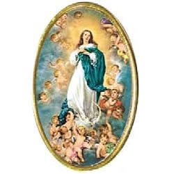Car Visor Clip - Immaculate Conception - 1.75"x1.0" - Clip on