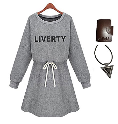 〔 エンヘルア 〕 enHelA ロゴ スウェット ワンピース ワンピ パーカー トレーナー スエット ジャージ コー デ ディ ネート カジュアル レディース 大きい サイズ 着こなし グレー ブラック【 全部で3点セット 】