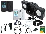 iShoppingdeals - Speaker Charger 12 Item Bundle Kit for Sony NWZ S544 S545 Walkman