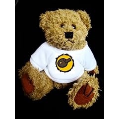 Teddy Bear mit T-Shirt mit der Grafik: Europa, Schweden, Schl�ger, unterzeichnen, Spiel, Erholung, "Tischtennis", Paddel, Emblem, Sport