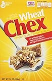 General Mills Chex Cereal, Wheat, 14 oz (Pack of 4)