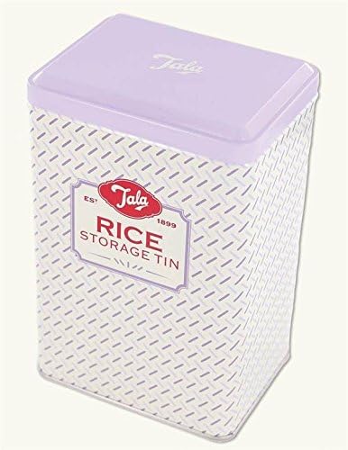Britain's Oldest Kitchenware Retro Rice Storage 7.5", 32 oz. Tin