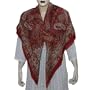 Square Scarf in Crepe Silk Handpainted 44 x 44 inches