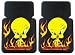Tweety Bird All Fired Up 2 Pc Floor Mats Set