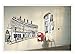DIY Home Decor Art Removable Wall Stickers London Street & London Bus Wall Decals #77