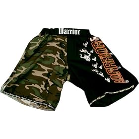 Warrior Wear Domination Camo Mens Fight Shorts by Warrior