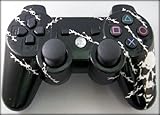 Skull 187 Custom Painted Playstation 3 PS3 5 Mode Rapid Fire Adjustable Modded Wireless Controller R