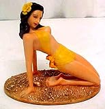 Sexy Retro Look Bikini Pinup Girl Statue Figurine