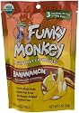 Funky Monkey Snacks Bananamon, Banana with Cinnamon, Freeze-Dried Fruit, 1-Ounce Bags (Pack of 12)