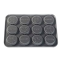 Nordic Ware Pro Cast Funny Face Treat Pan