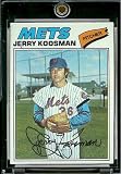 1977 Topps # 300 Jerry Koosman New York Mets Baseball Card
