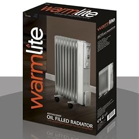 Warmlite WL43002 600W Mini Oil Filled Radiator