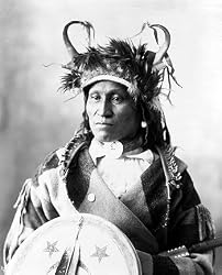 Chief Wets It, Asinboine Tribe, ca. 1898 Photograph - Beautiful 16x20-inch Photographic Print from the Library of Congress Collection