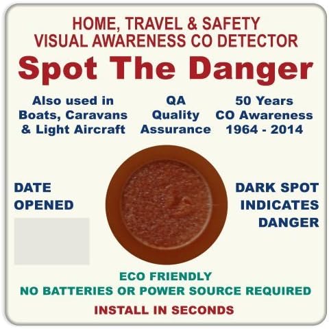 Carbon Monoxide (CO) Detector Monitor - 2 In A Pack by Good Life Innovations