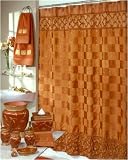 Checkered Leaf Spice Waste Basket
