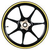 51RaDd6fx8L. SL160  Yellow 16 to 19 inch Motorcycle, Scooter, Car & Truck Wheel Rim Stripes 1/2 or 12.5mm