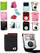 Apparel : Apple 3rd Generation iPod Nano 4gb 8gb Video Premium Leather Flip Carrying Case with Belt Clip And Bundle with 3 Piece Shield Protector - Available in 5 Colors (MP3 Player NOT Included)