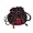 Cherry Blsm- Black & Red