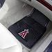 Los Angeles Angels of Anaheim Black 2-Piece Vinyl Car Mat Set