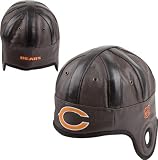 Chicago Bears Brown Faux Leather Helmet Hat
