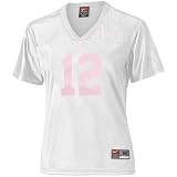 Nike - Nike Alabama Crimson Tide #12 White Ladies Replica Football Jersey