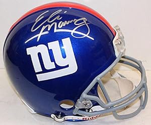 Signed Eli Manning Helmet - Proline F s Full Size #y05427 - JSA Certified - Autographed NFL Helmets