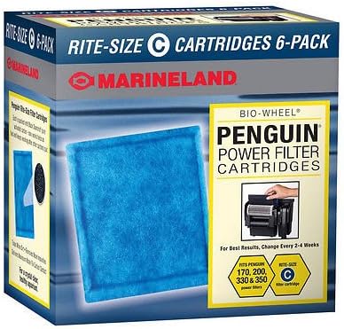 Marineland Rite Size C Replacement Cartridge - 6 Pack