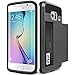 Galaxy S6 Edge Case, Verus [Damda Slide][Dark Silver] - [Wallet Card Slot][Heavy Duty Protection] For Samsung Galaxy S6 Edge