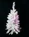 3' Pre-Lit White Artificial Christmas Tree - Purple Lights