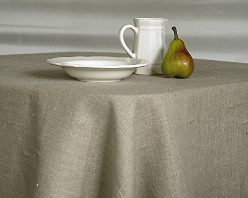 100% Pure Linen Tablecloth, Rustic Heavyweight Linen, Naturally Antimicrobial