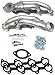 JBA 1625S-8JS 1-5/8" Shorty Stainless Steel Silver Ceramic Exhaust Header for Mustang 4.6L 96-98