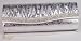 Starlite-Bridal, Evening, Dress Clutch Silver Clutch Bag-Purse with Magnetic Fastening and Shoulder Chain - PRS25810