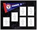 Texas Rangers Mini Pennant Plaque (No Cards)