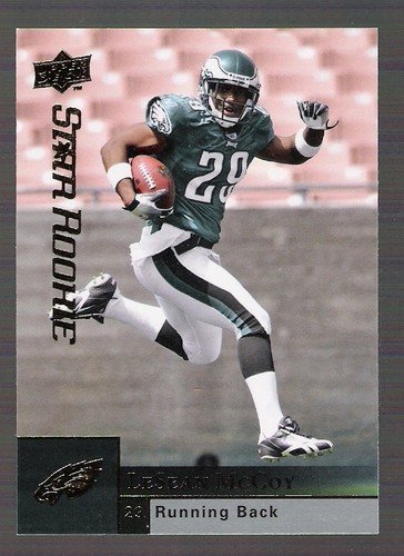 LESEAN MCCOY 2009 Upper Deck #322 STAR ROOKIE Card RC SP Short Print Philadelphia Eagles Football