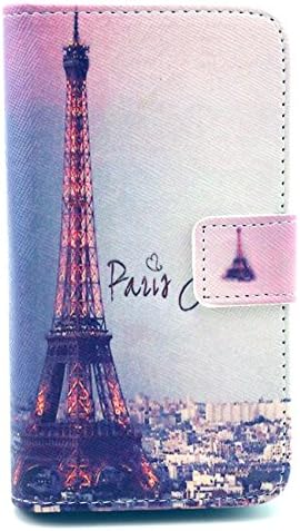 For Huawei Ascend Y300 Case , IVY Paris Tower Graphic, Cute Fashion Magnetic Snap Synthetic Leather Wallet Card Flip TPU With Stand Cover Case For Huawei Ascend Y300