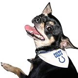 Pets First NFL Indianapolis Colts Collar Bandana, Medium