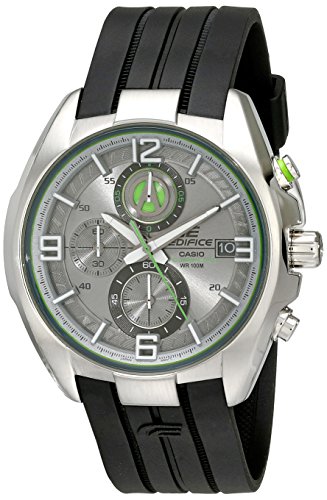 Casio Men's EFR-529-7AVCF Edifice Stainless Steel Grey-Dial Chronograph Watch