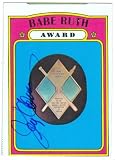 Jerry Coleman Autographed/Hand Signed MLB Baseball card (New York Yankees) 1972 Topps Babe Ruth Awar