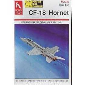 Hobby Craft 1 72 CF-18 Hornet Model Kit from Books Airplane