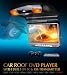 BRAND NEW HIGH QUALITY 9'' CAR ROOF DVD PLAYER WITH BUILT-IN GAMES WITH REMOTE AND 1 GAME CD + IR & FM TRANSMITTER + EASY TO INSTALL + (UNIVERSAL) + TWO LED LIGHTS + STEP BY STEP INSTALLING MANUAL