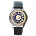 Round Silver Metal Watch of International Peace Symbol - World Religions (Christianity, Hinduism, Taoism, Bahai'i, Buddhism, Jainism, Shinto, Confucianism, Native Spirituality, Judaism, Sikhism, and Islam Logos)