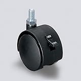 双輪 キャスター 【LAMP】 スガツネ BR-25N3S