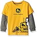 John Deere Toddler Boys Construction Tee, Yellow, 4T