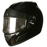 Fuel Full-Face Snowmobile Helmet - Gloss Black (L)