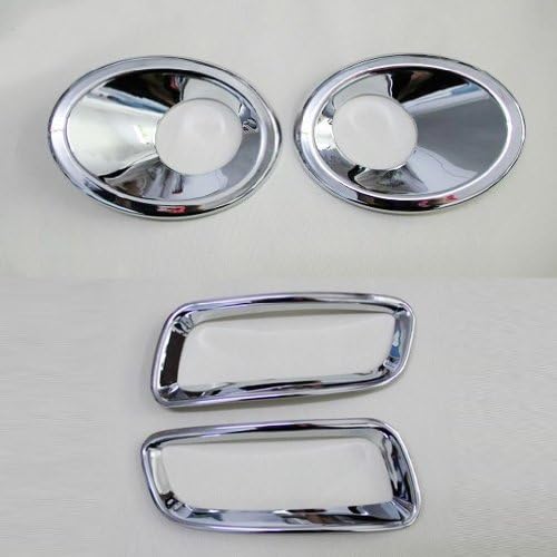 Manso High Quality Chrome Front + Rear Fog Light Cover Trim Great for RENAULT KOLEOS 4pcs/set