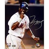 Steiner Sports MLB Lastings Milledge Fist Pump Autographed 8-by-10-Inch Photograph