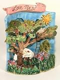 Love Nest T-Lite Holder Blue Sky